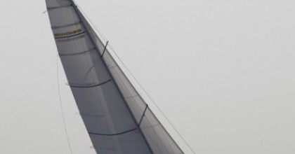 Minibee-Z sailing upwind